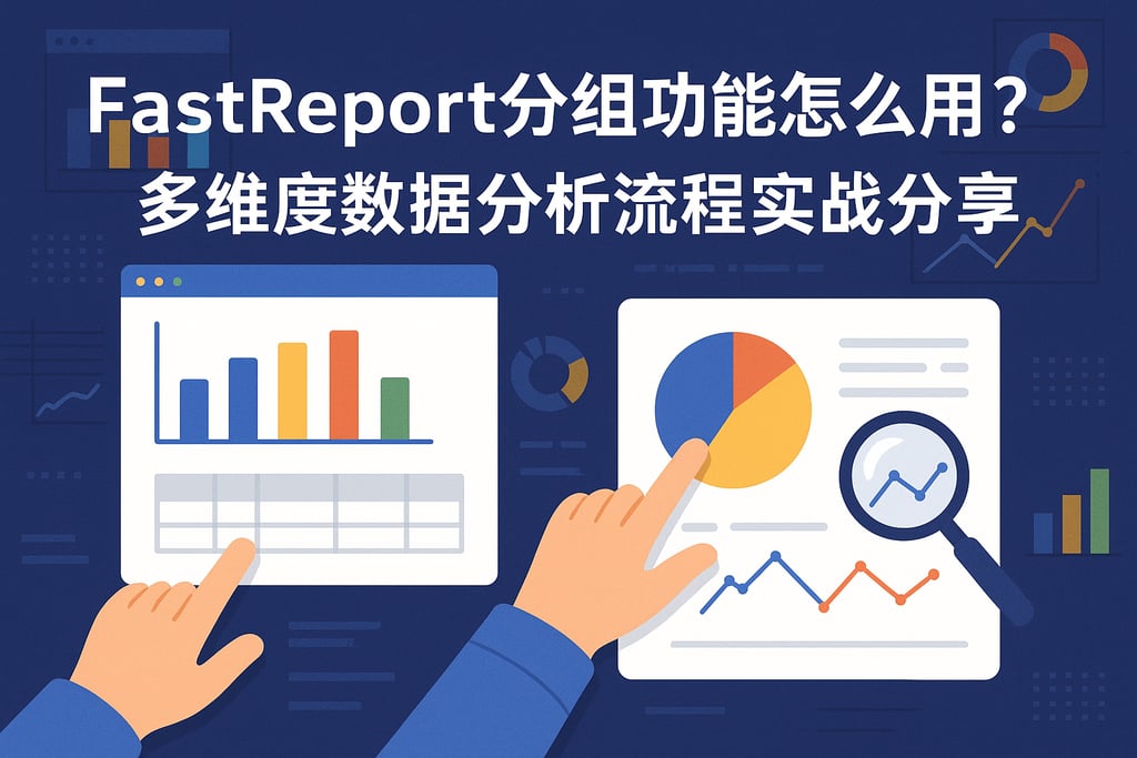 FastReport分组功能怎么用？多维度数据分析流程实战分享