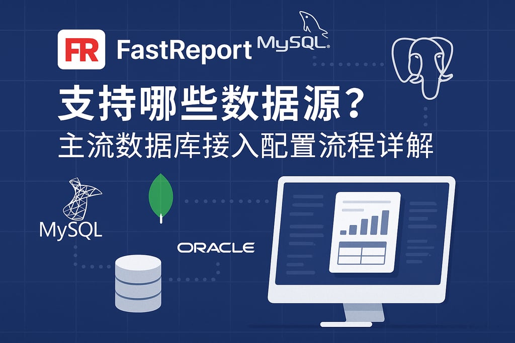FastReport支持哪些数据源？主流数据库接入配置流程详解