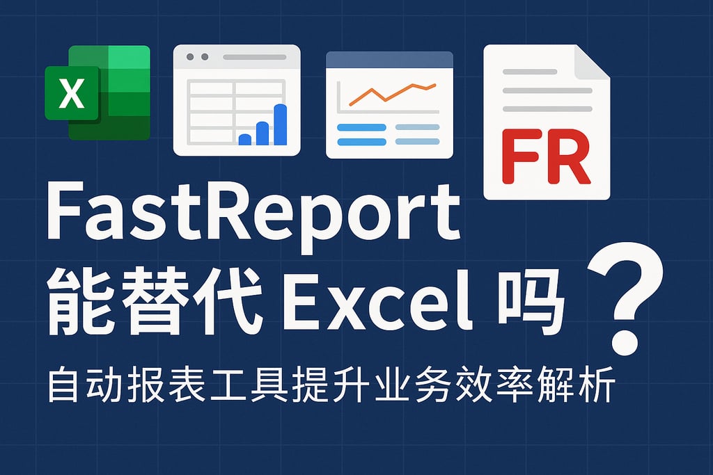 FastReport能替代Excel吗？自动报表工具提升业务效率解析