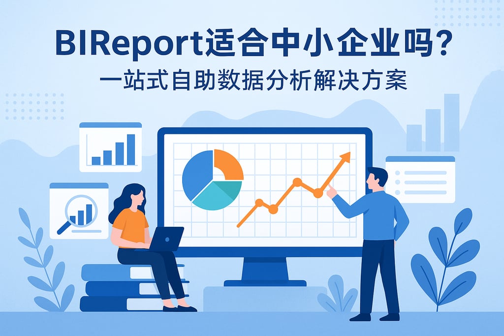 bireport适合中小企业吗？一站式自助数据分析解决方案