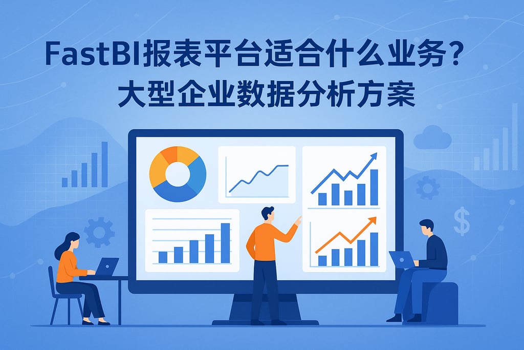 fastbi报表平台适合什么业务？大型企业数据分析方案