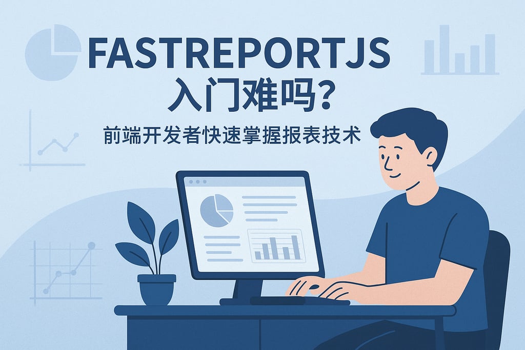 fastreportjs入门难吗？前端开发者快速掌握报表技术