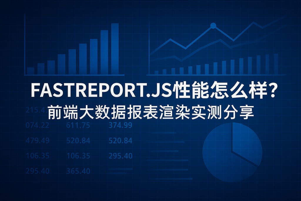 fastreportjs性能怎么样？前端大数据报表渲染实测分享