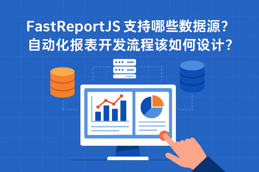 fastreportjs支持哪些数据源？自动化报表开发流程该如何设计？