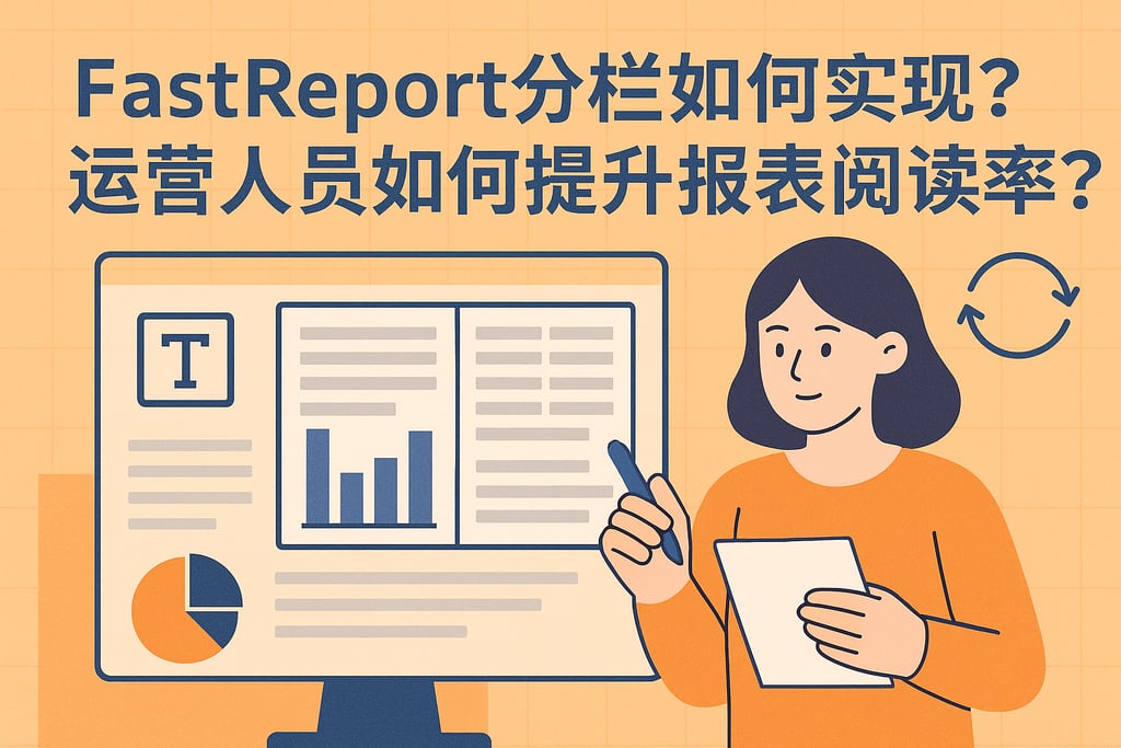 fastreport分栏如何实现？运营人员如何提升报表阅读效率？