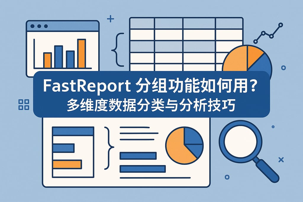 fastreport分组功能如何用？多维度数据分类与分析技巧