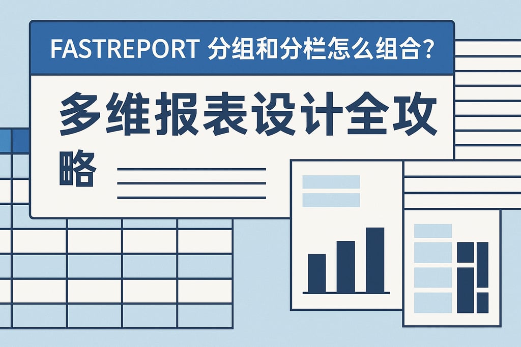 fastreport分组和分栏怎么组合？多维报表设计全攻略