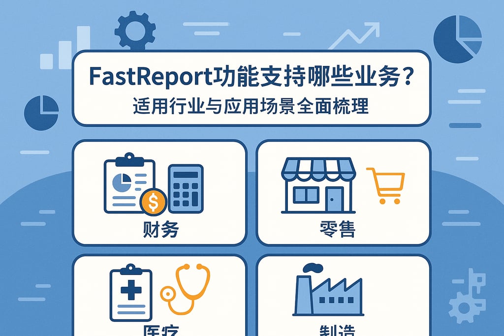 fastreport功能支持哪些业务？适用行业与应用场景全面梳理
