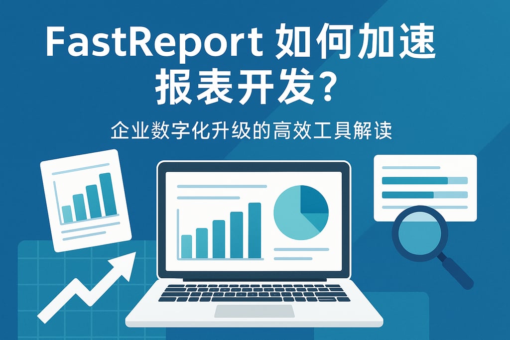 fastreport如何加速报表开发？企业数字化升级的高效工具解读