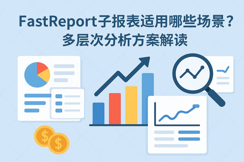 fastreport子报表适用哪些场景？多层次分析方案解读