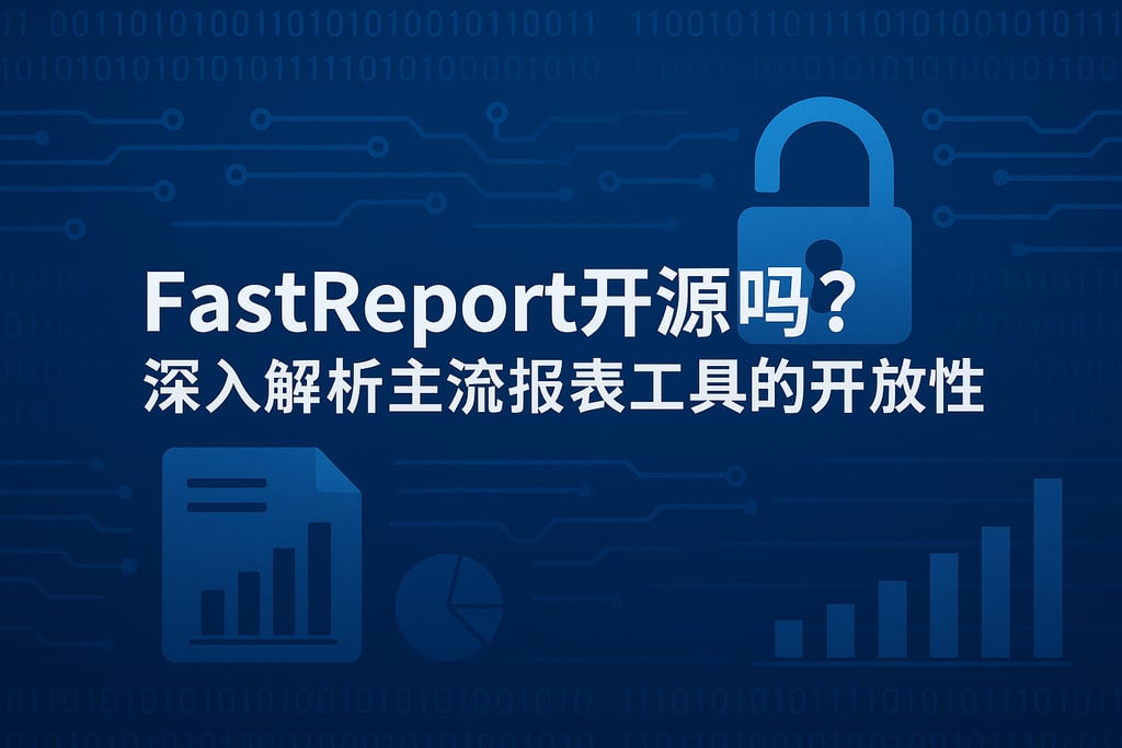 fastreport开源吗？深入解析主流报表工具的开放性