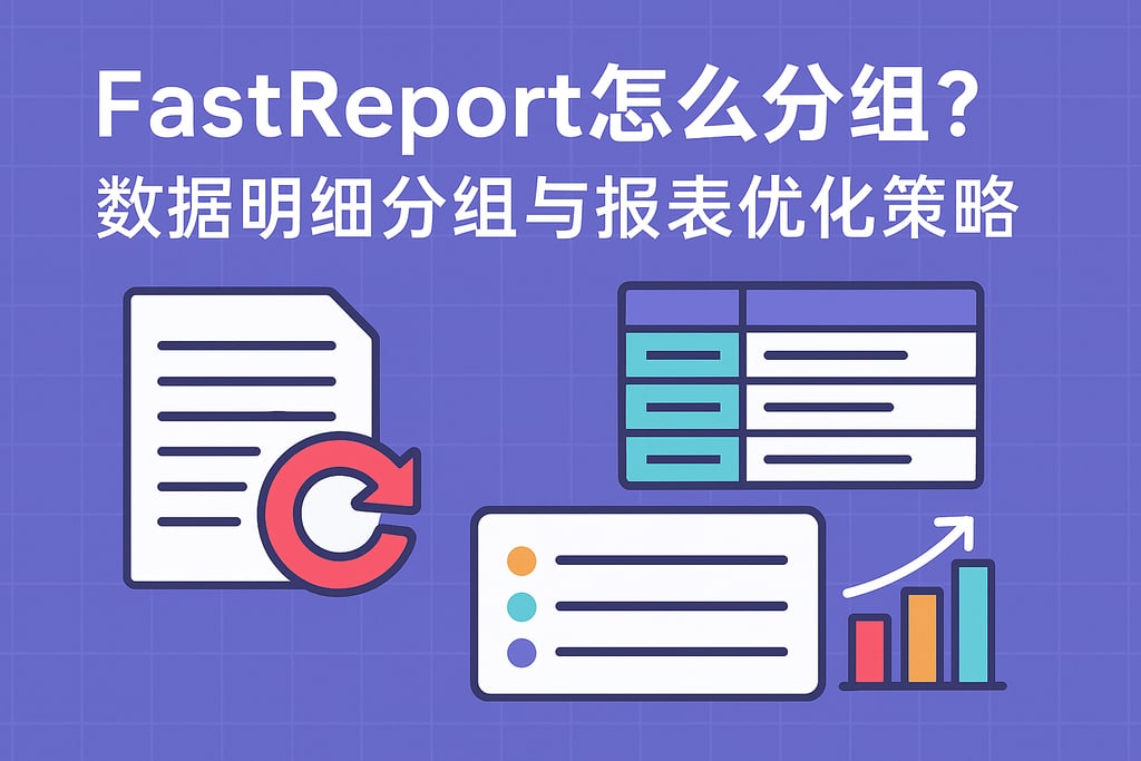 fastreport怎么分组？数据明细分组与报表优化策略