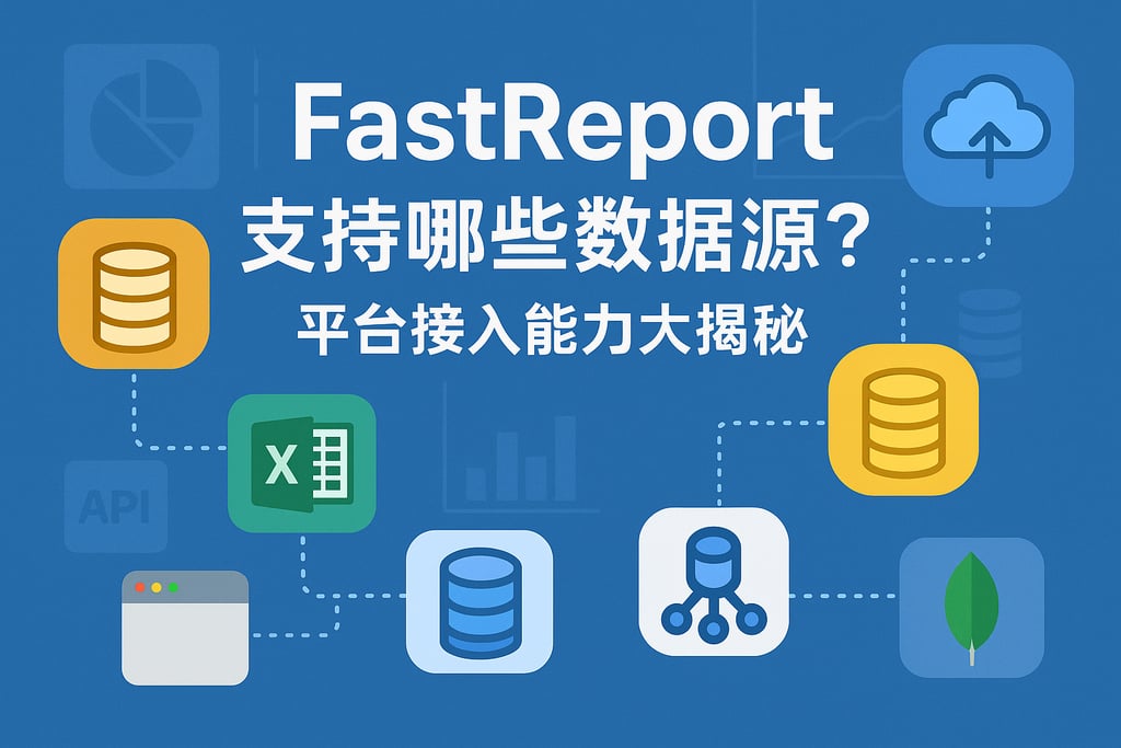 fastreport支持哪些数据源？平台接入能力大揭秘