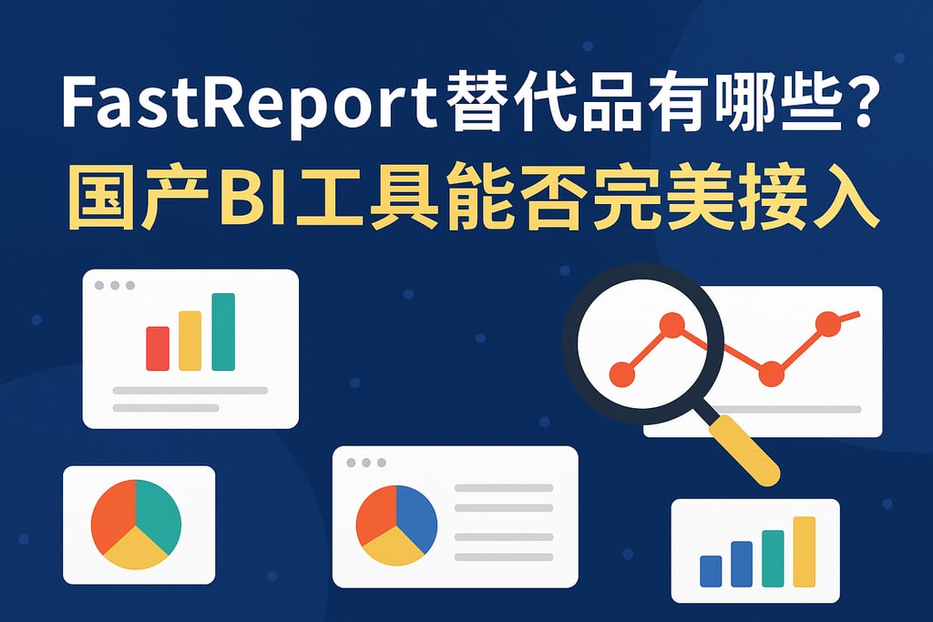 fastreport替代品有哪些？国产BI工具能否完美接入