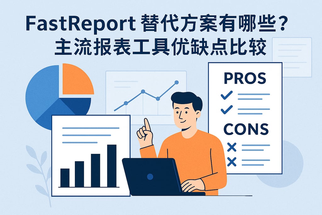 fastreport替代方案有哪些？主流报表工具优缺点比较