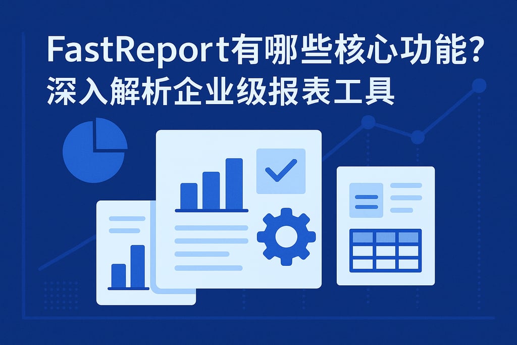fastreport有哪些核心功能？深入解析企业级报表工具
