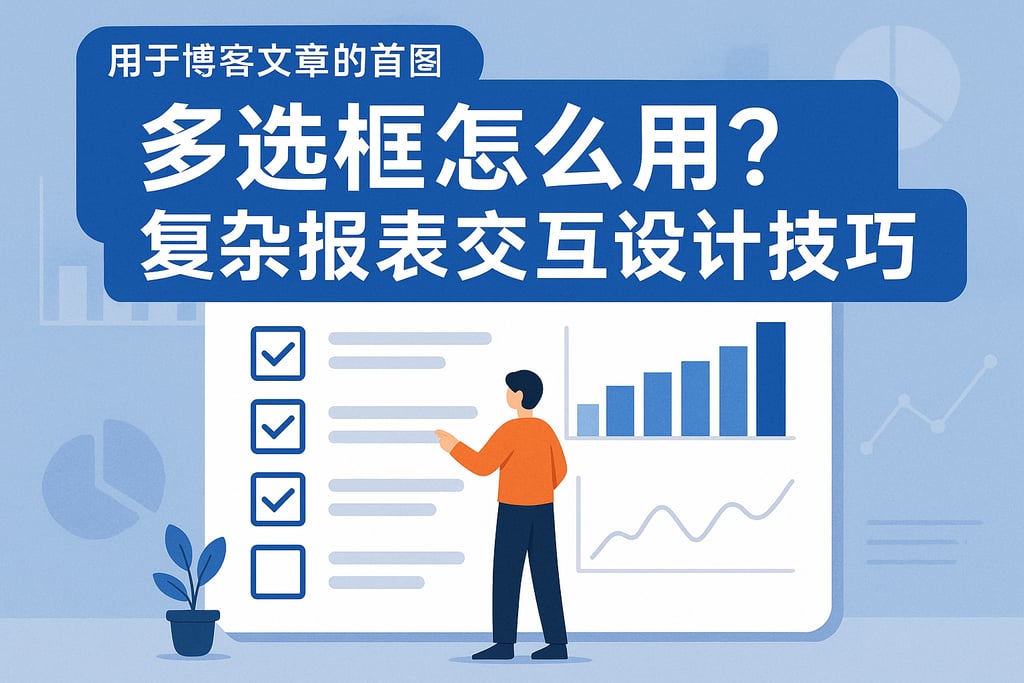 firereport多选框怎么用？复杂报表交互设计技巧
