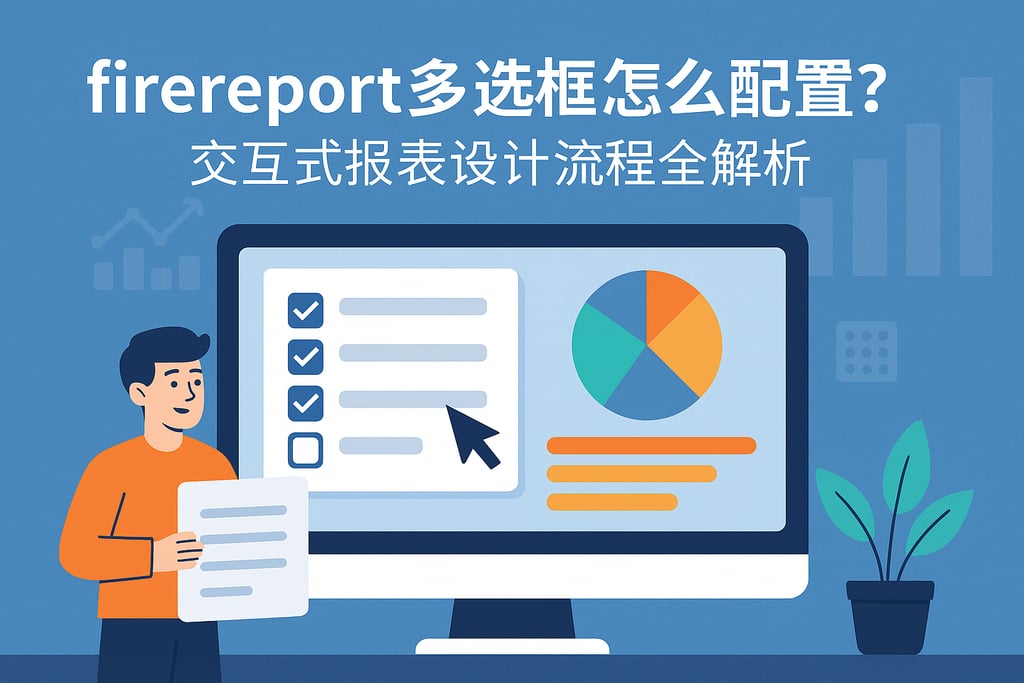 firereport多選框怎么配置？交互式报表设计流程全解析