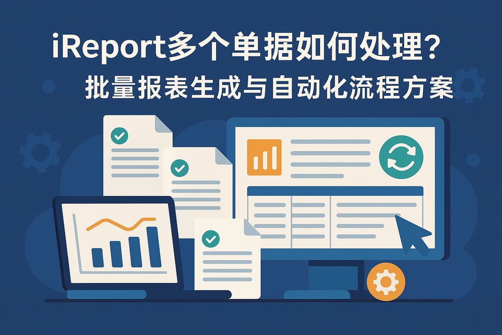 ireport多个单据如何处理？批量报表生成与自动化流程方案