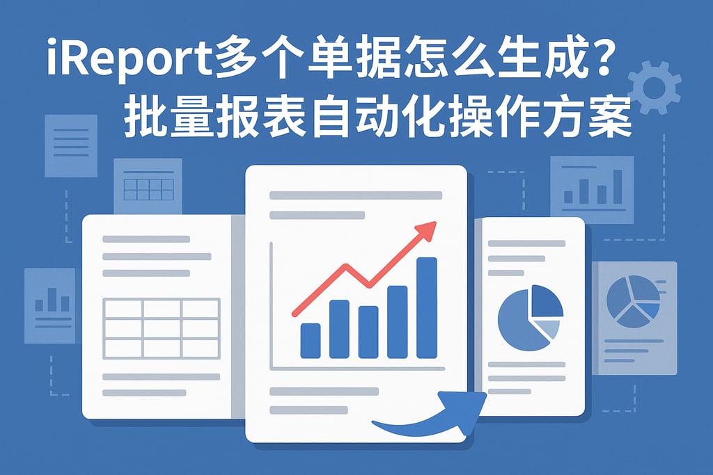 ireport多个单据怎么生成？批量报表自动化操作方案