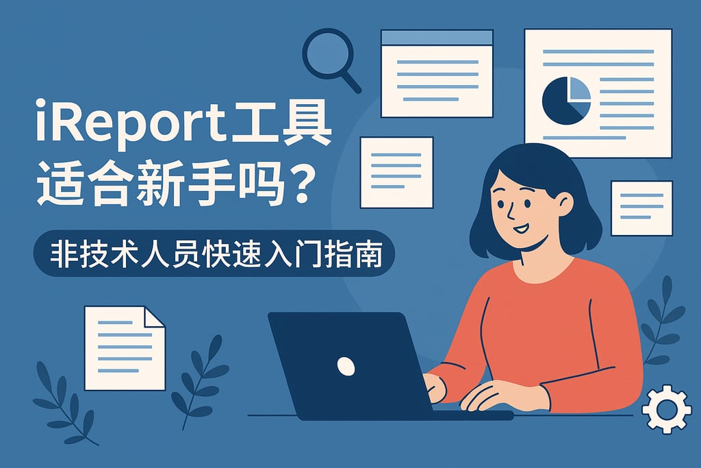 ireport工具适合新手吗？非技术人员快速入门指南