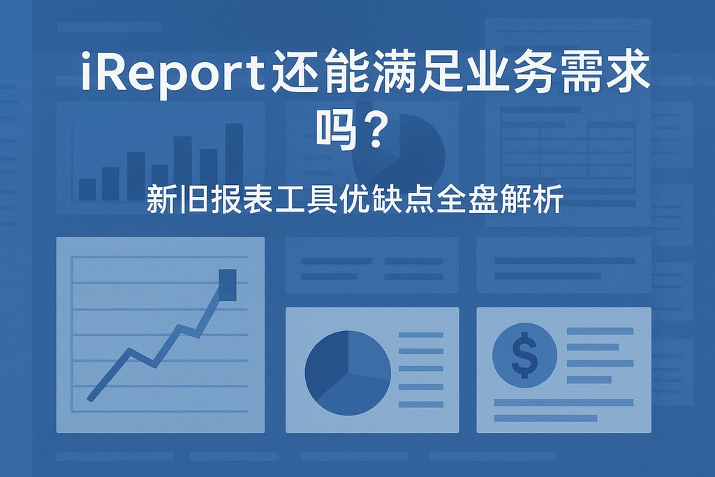 ireport还能满足业务需求吗？新旧报表工具优缺点全盘解析