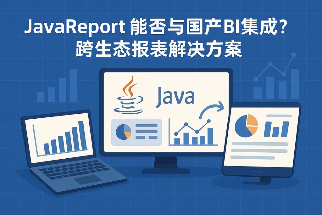 javaireport能否与国产BI集成？跨生态报表解决方案