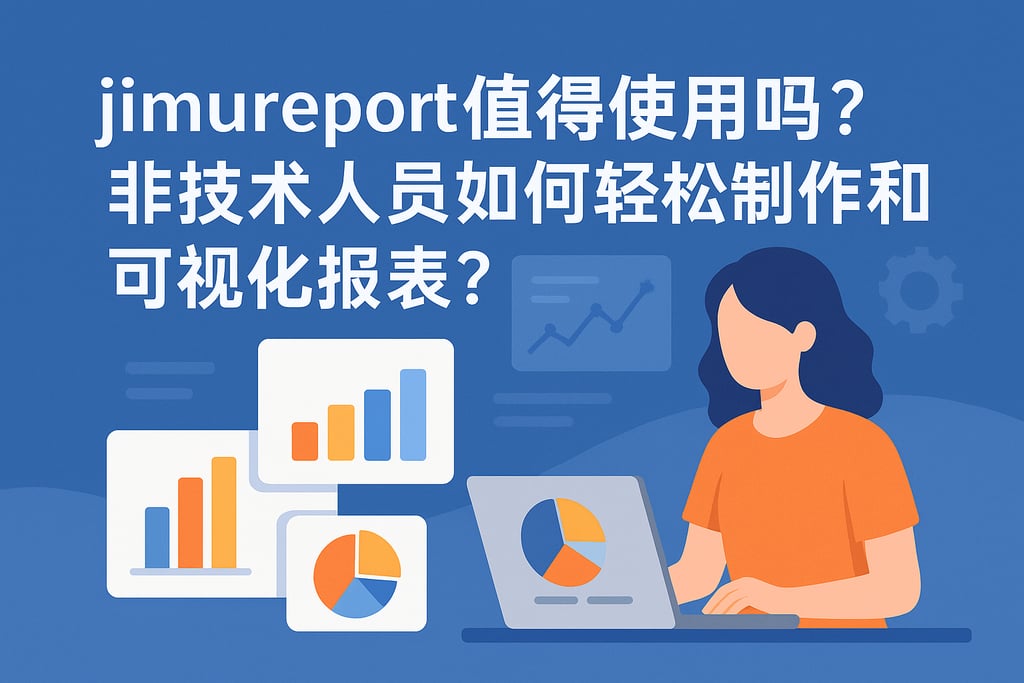 jimureport值得使用吗？非技术人员如何轻松制作可视化报表？