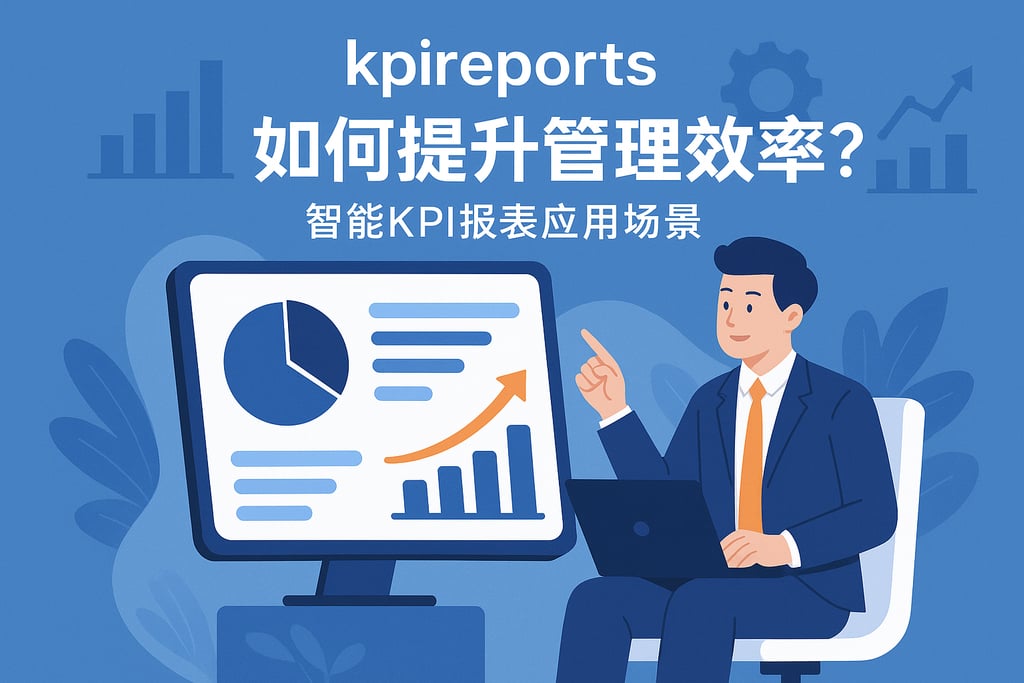 kpireports如何提升管理效率？智能KPI报表应用场景