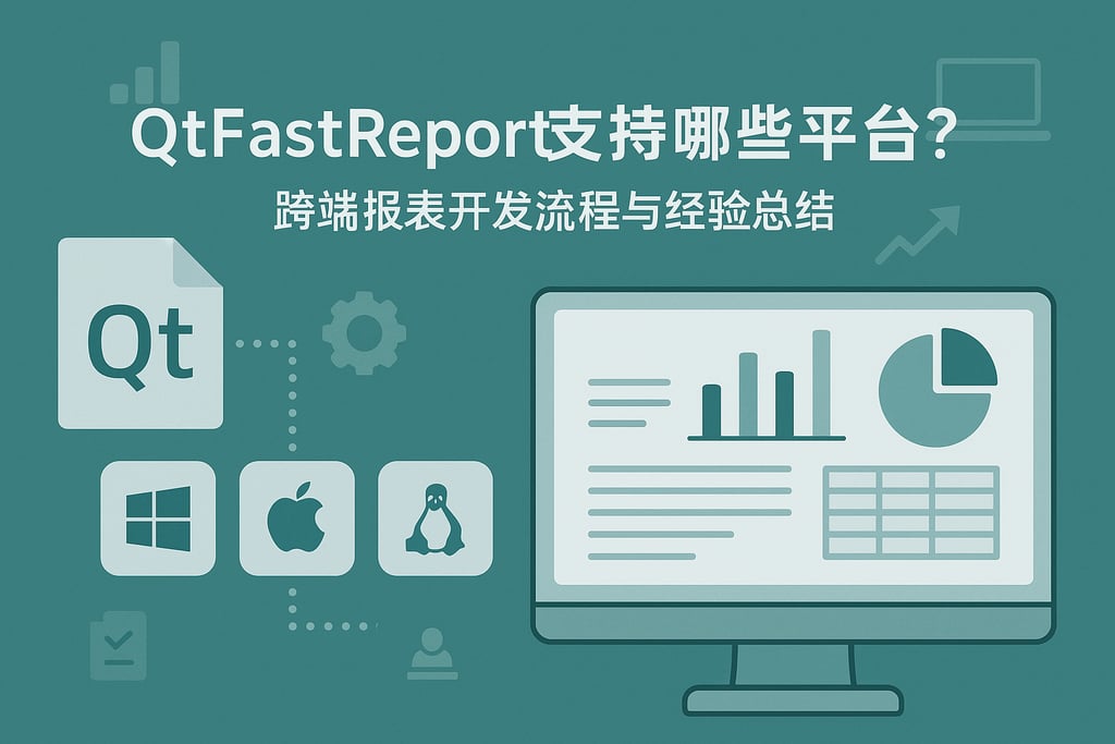qtfastreport支持哪些平台？跨端报表开发流程与经验总结