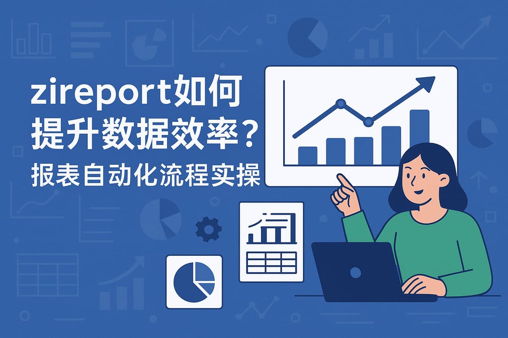 zireport如何提升数据效率？报表自动化流程实操