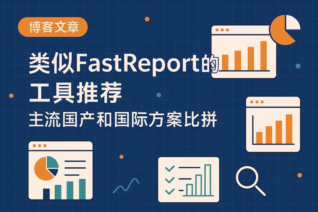 类似fastreport的工具推荐？主流国产和国际方案比拼