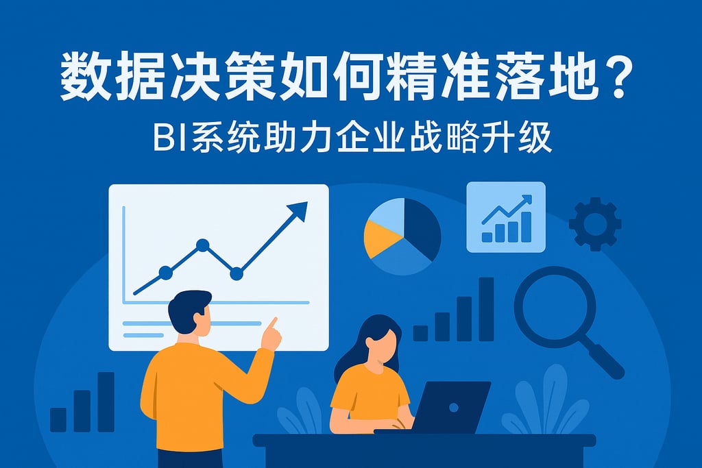 数据决策如何精准落地？BI系统助力企业战略升级