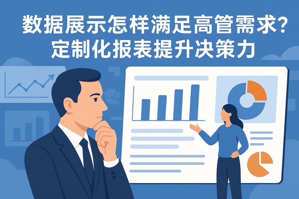 数据展示怎么满足高管需求？定制化报表提升决策力