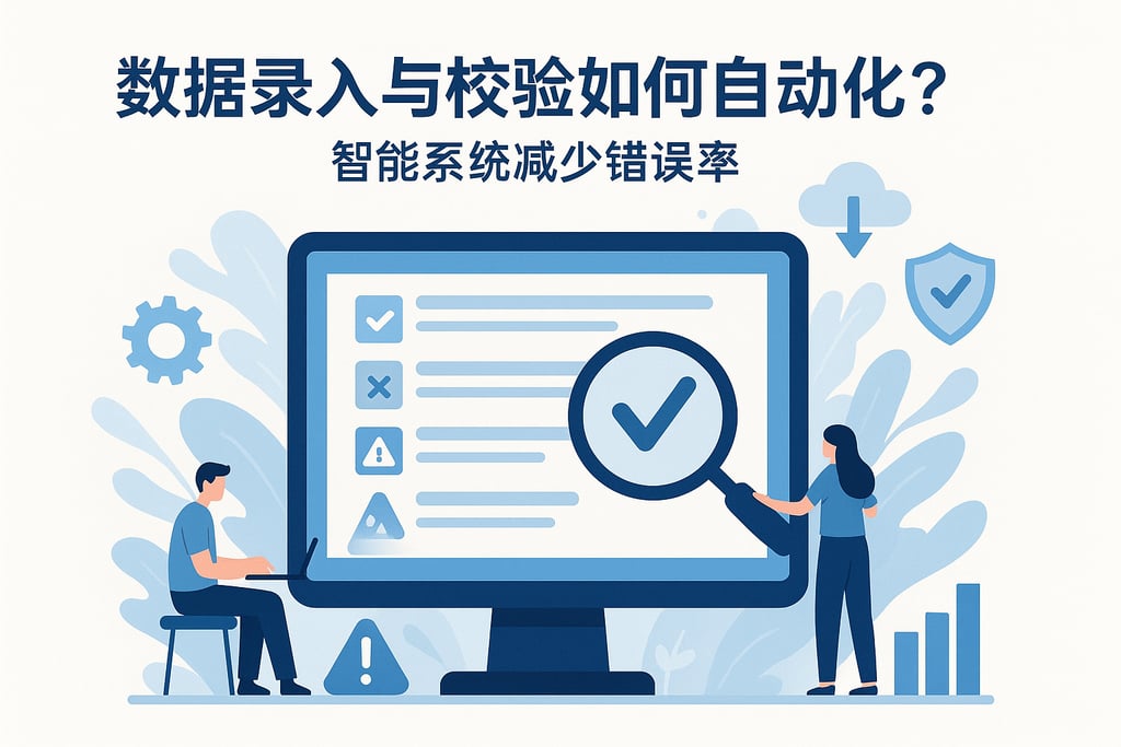 数据录入与校验如何自动化？智能系统减少错误率