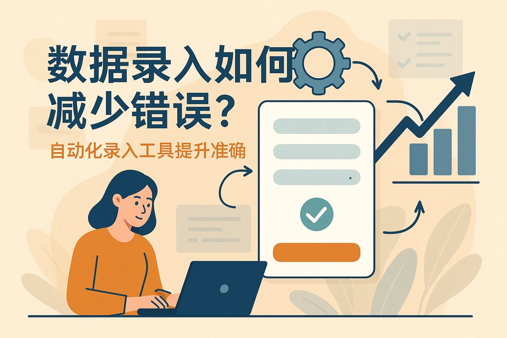 数据录入如何减少错误？自动化录入工具提升准确性