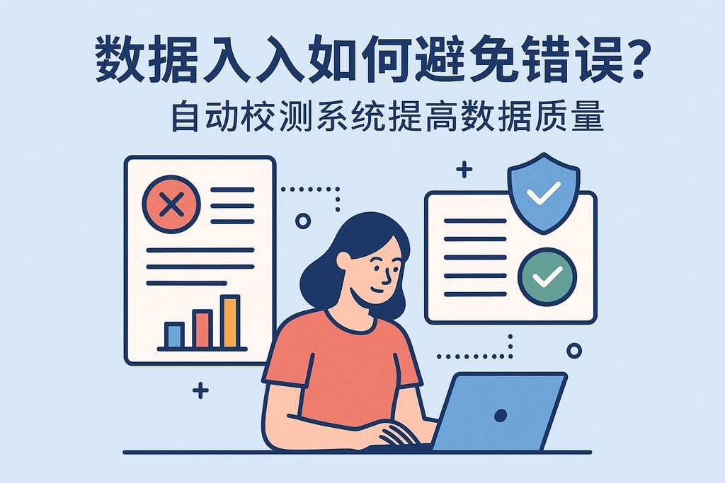 数据录入如何避免错误？自动校验系统提升数据质量