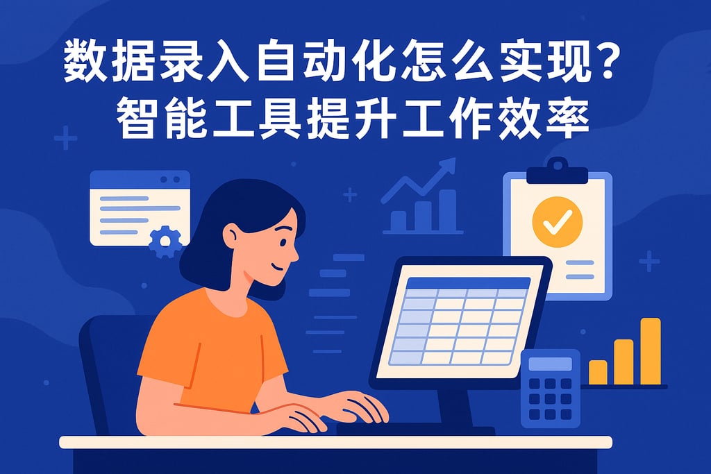 数据录入自动化怎么实现？智能工具提升工作效率