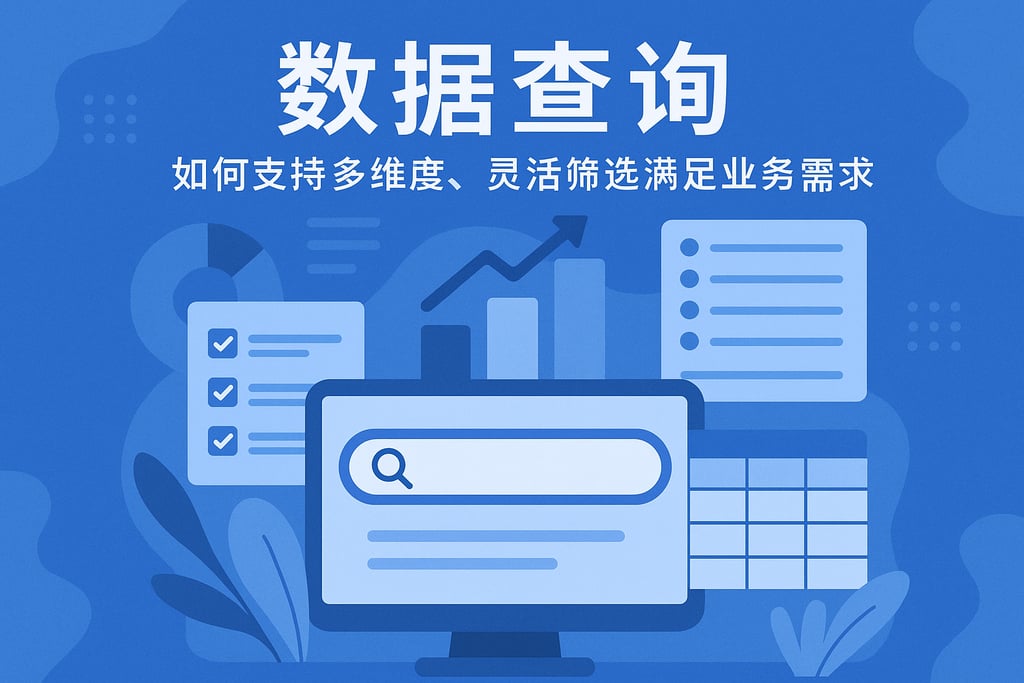 数据查询如何支持多维度？灵活筛选满足业务需求