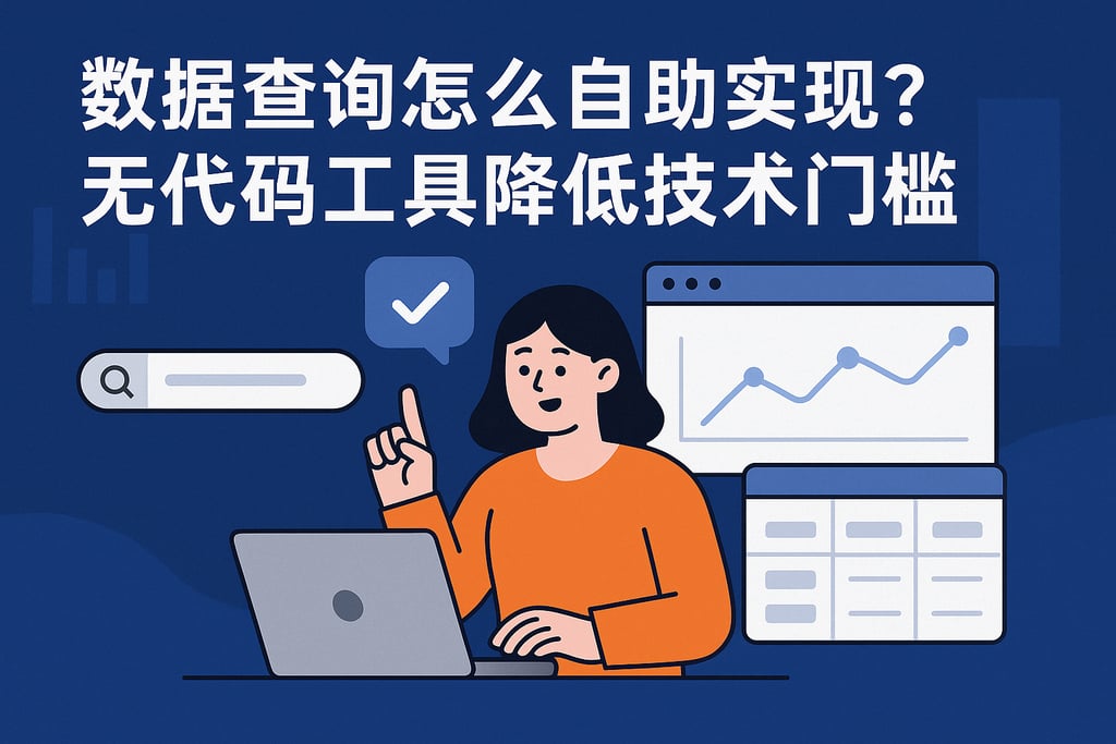 数据查询怎么自助实现？无代码工具降低技术门槛