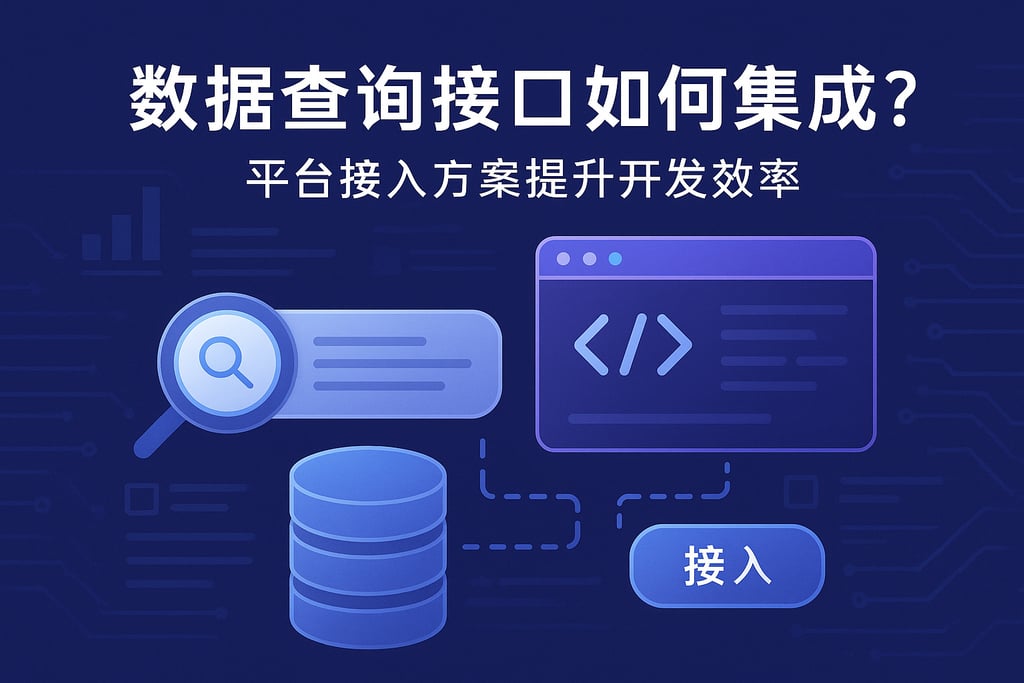 数据查询接口如何集成？平台接入方案提升开发效率