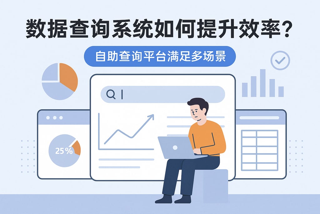数据查询系统如何提升效率？自助查询平台满足多场景