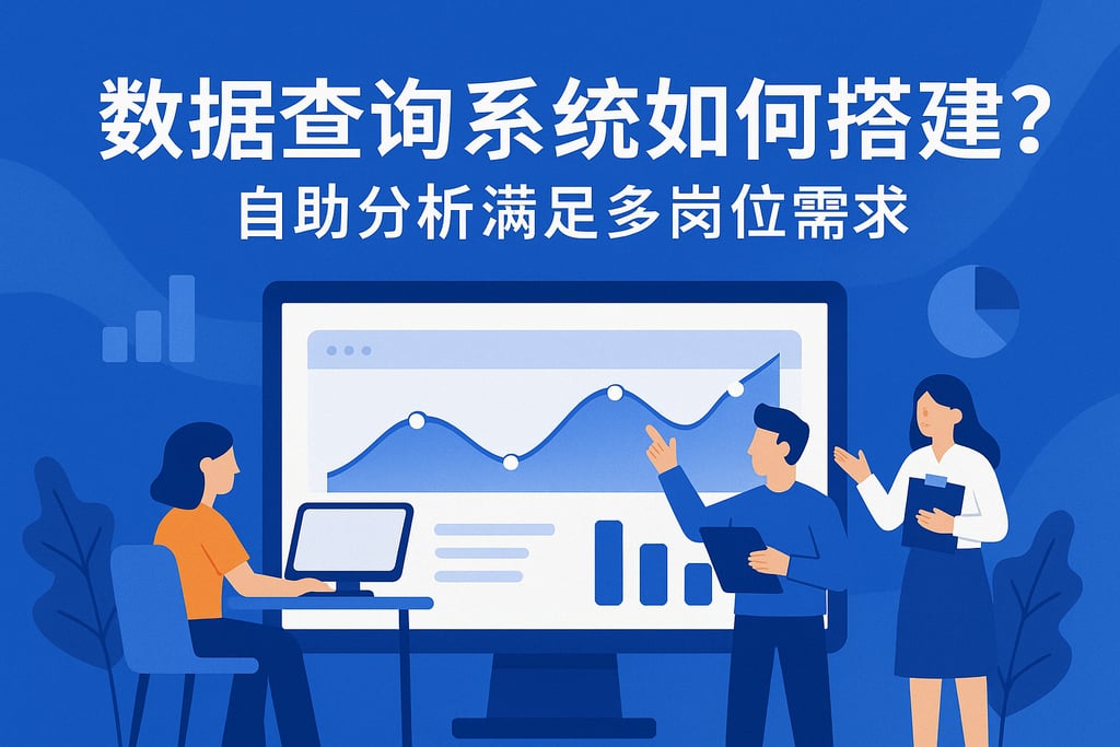 数据查询系统如何搭建？自助分析满足多岗位需求