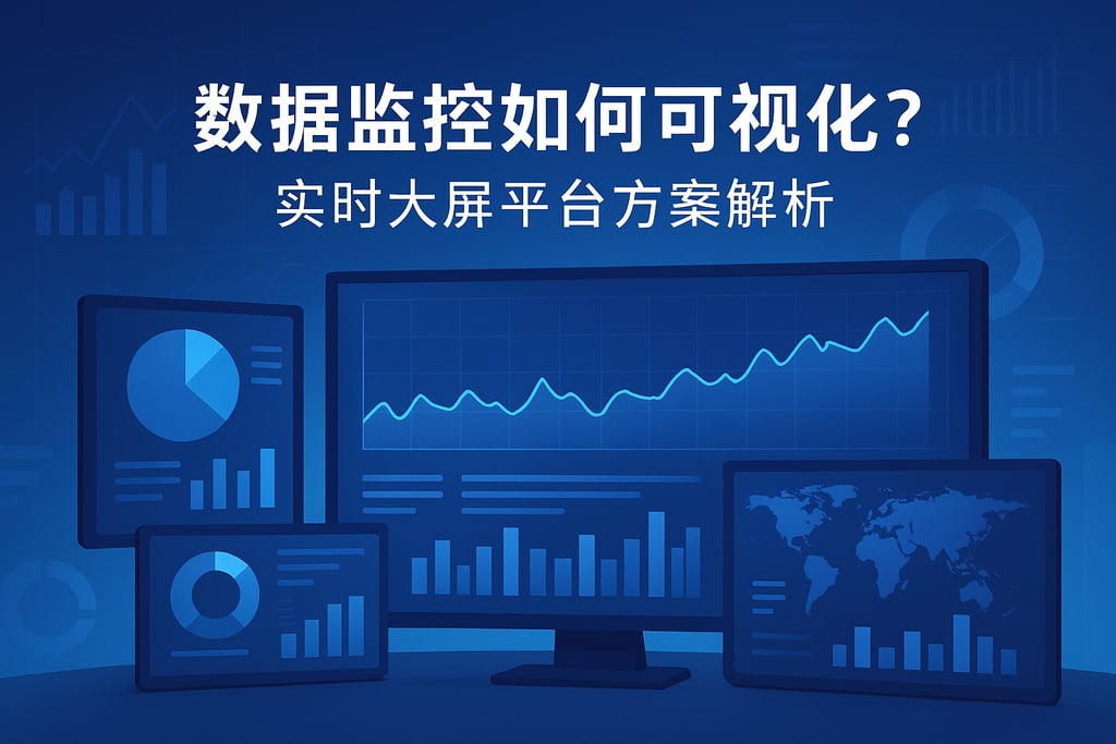 数据监控如何实现可视化？实时大屏平台方案解析