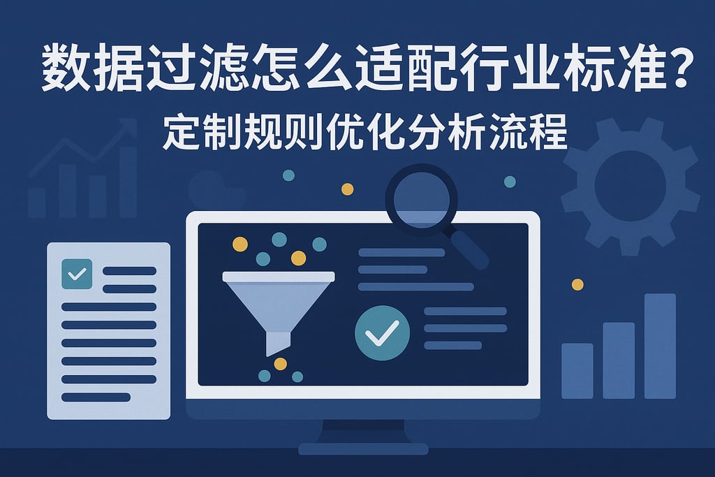 数据过滤怎么适配行业标准？定制规则优化分析流程