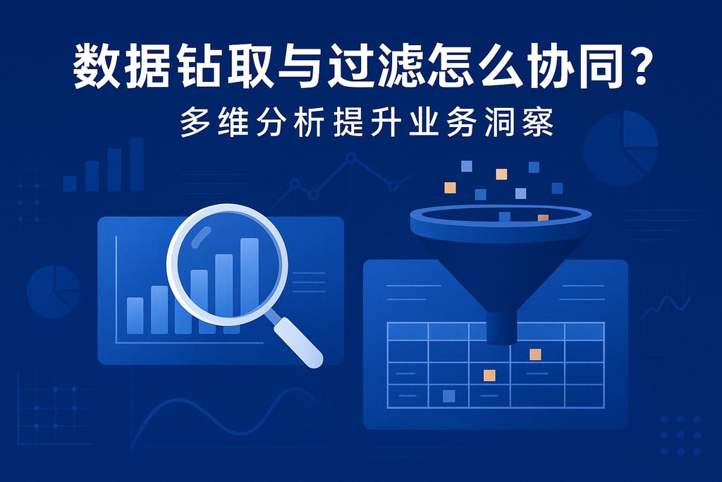 数据钻取与过滤怎么协同？多维分析提升业务洞察