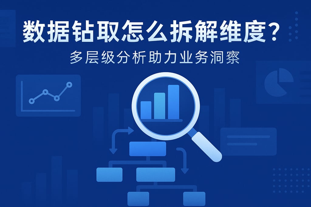数据钻取怎么拆解维度？多层级分析助力业务洞察