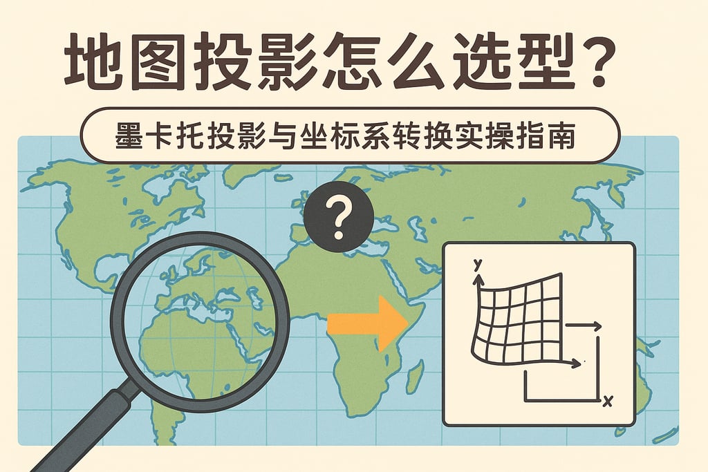 地图投影怎么选型?墨卡托投影与坐标系转换实操指南 - FineReport报表知识库