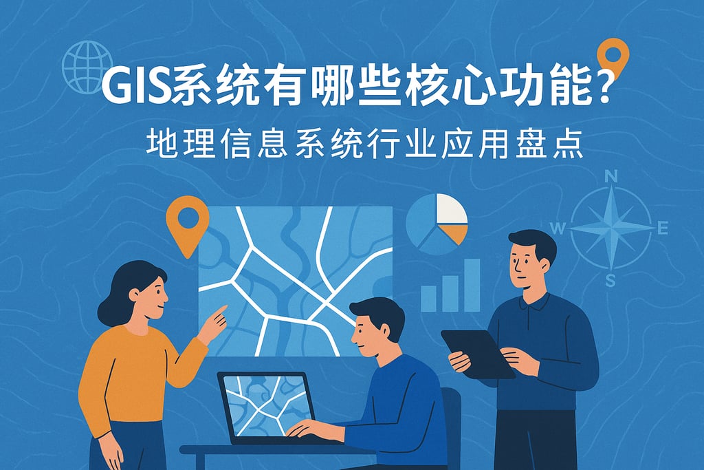 GIS系统有哪些核心功能？地理信息系统行业应用盘点