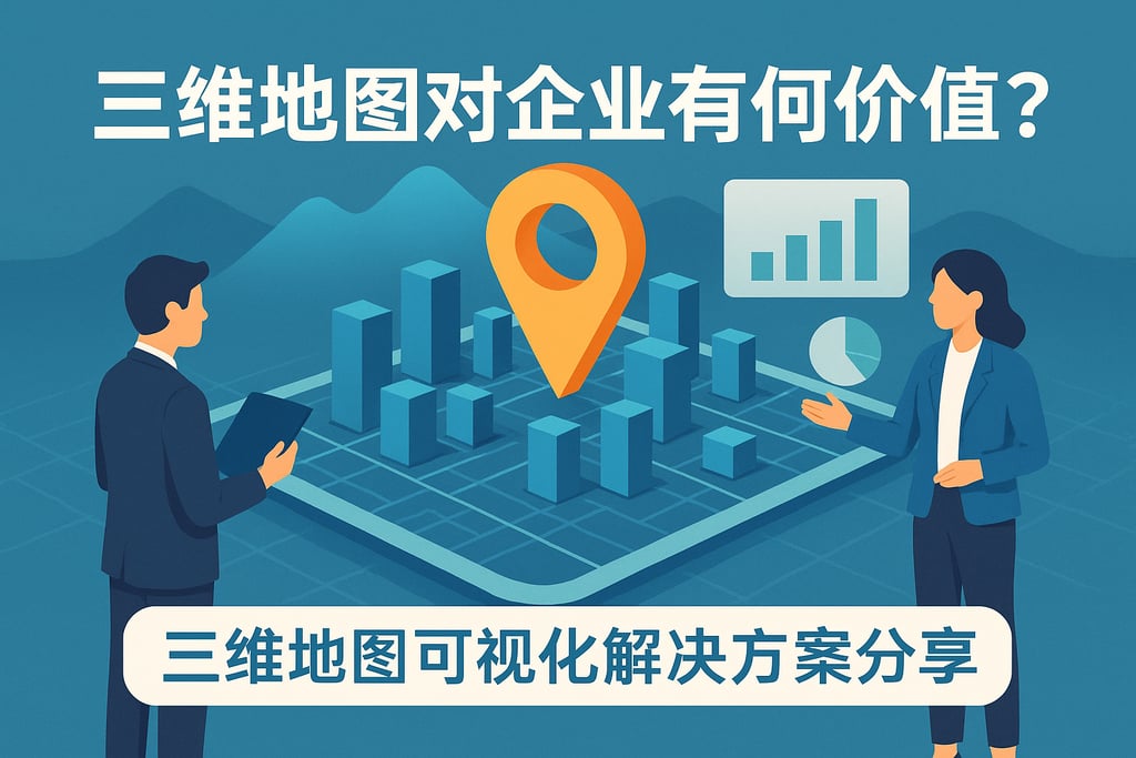 三维地图对企业有何价值？三维地图可视化解决方案分享